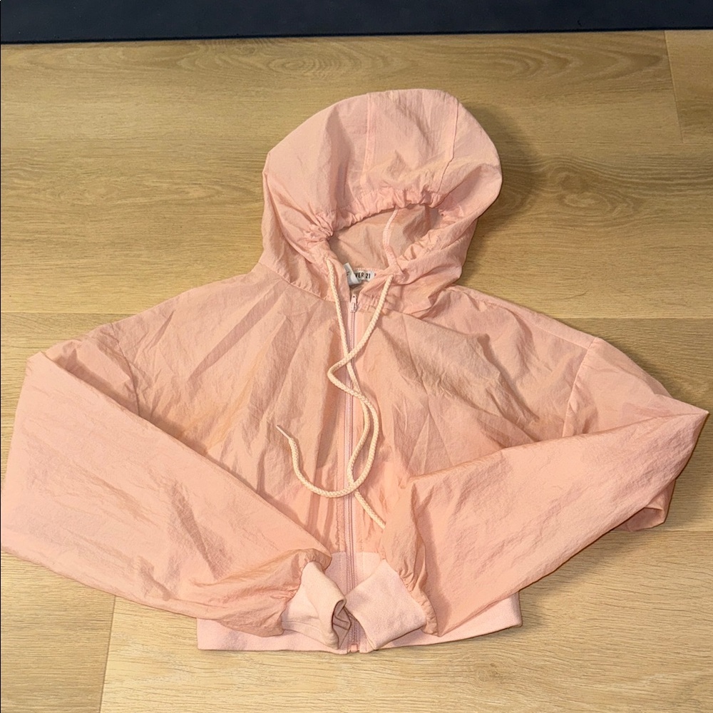Peach Mesh Windbreaker